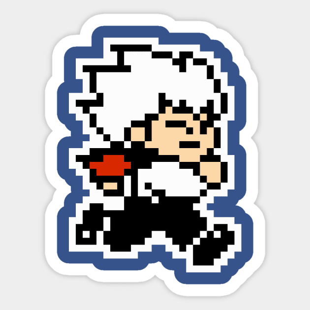 Kid Vampire Sticker by RetroPixelWorld